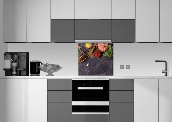 Sticla imprimata Condimente pe piatra