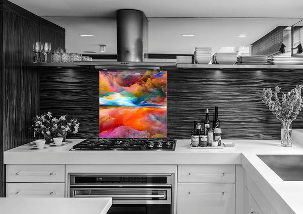 Sticla imprimata Explozie de culori