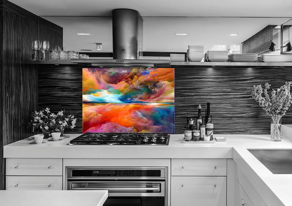 Sticla imprimata Explozie de culori