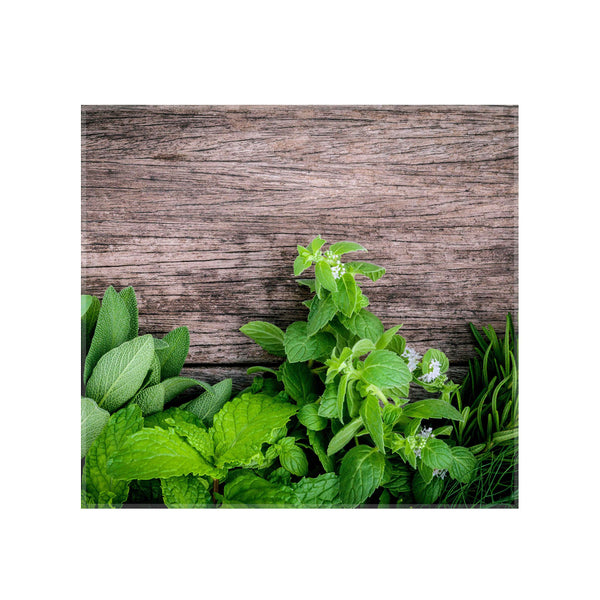 Sticla imprimata Verdeturi pe Lemn