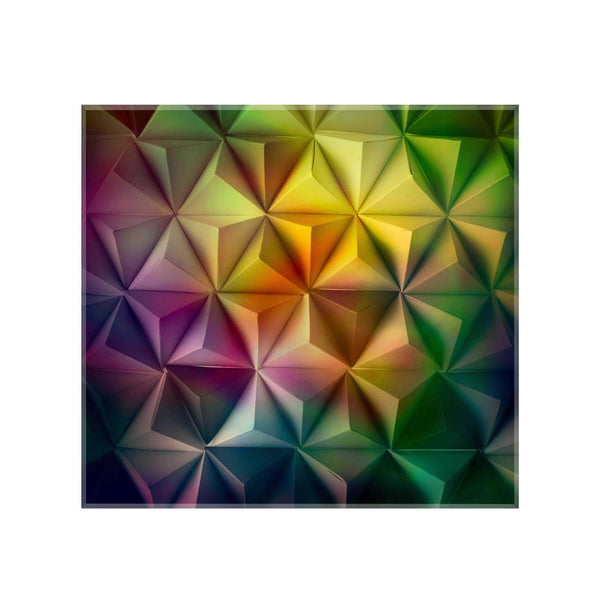 panou decorativ bucatarie sticla imprimata model piramide, abstract